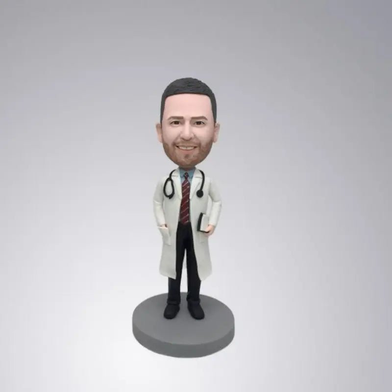 Custom Bobblehead collectible figurine Doll Gift For Your Doctor Family - Yoolea Bobblehead Gifts