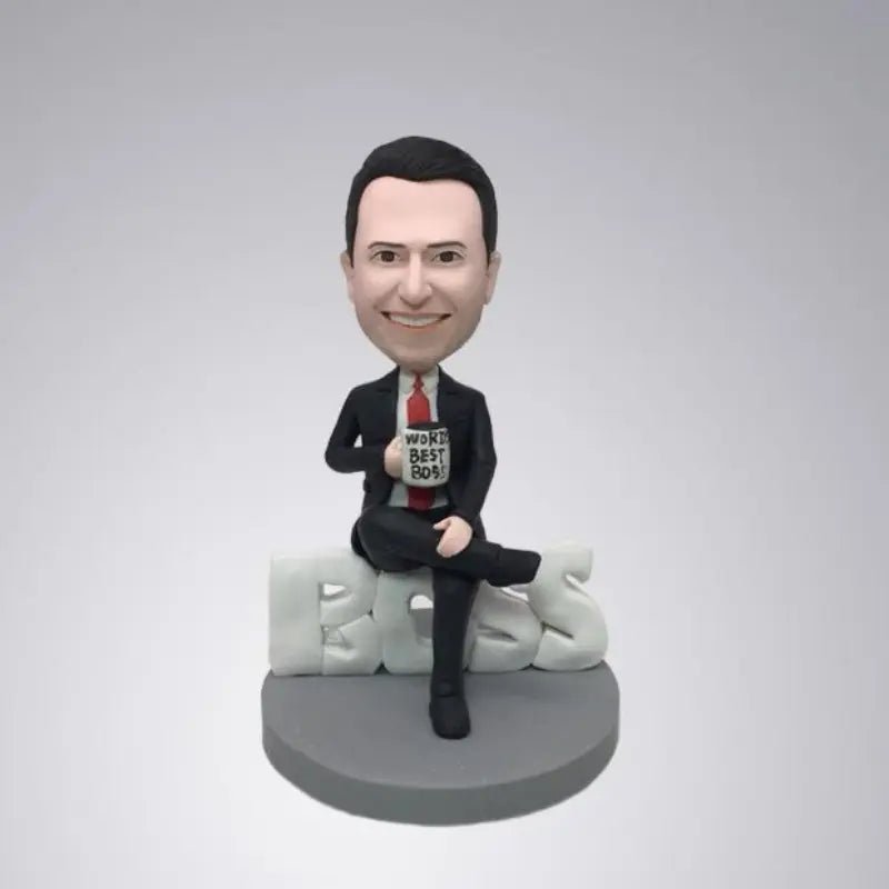 Custom Bobblehead Collectible figurine Doll Gift For Boss - Yoolea Bobblehead Gifts
