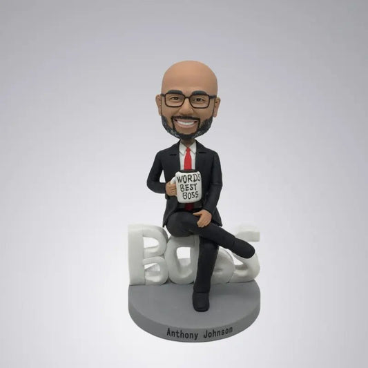 Custom Bobblehead Collectible figurine Doll Gift For Boss - Yoolea Bobblehead Gifts