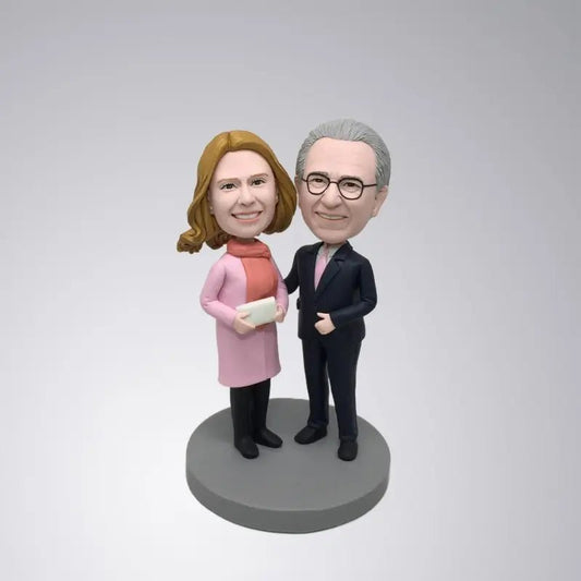 Custom Bobblehead Figurines – Thoughtful 50th Anniversary Gift for Parents - Yoolea Bobblehead Gifts
