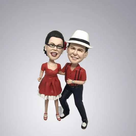 Custom Dancing Couple Bobbleheads – Unique Gift for Wife And Husband - Yoolea Bobblehead Gifts