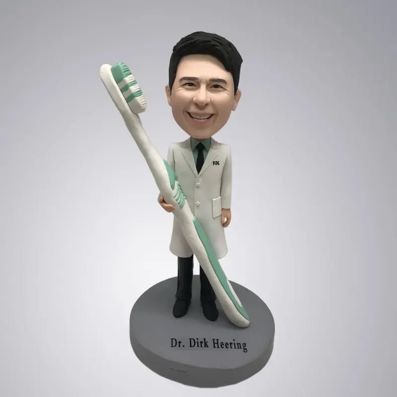 Custom Personalized figurine Doll Bobblehead Collective Gift For Your Dentist Husband - Yoolea Bobblehead Gifts