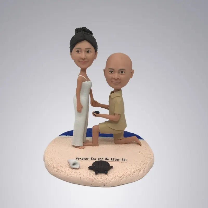 Custom Personalized Proposal Gift Bobblehead - Yoolea Bobblehead Gifts