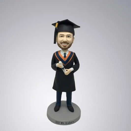 Fully Custom Bobblehead collectible figurine Doll MBA Graduate Gift - Yoolea Bobblehead Gifts