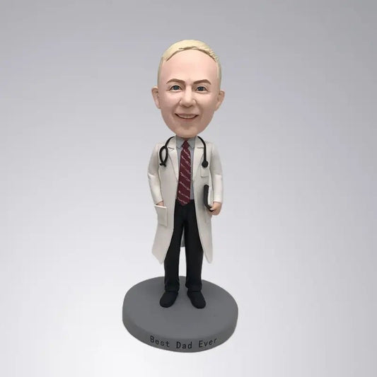 Fully Customized Single 1person Bobblehead Gift For Him - Doctor - Yoolea Bobblehead Gifts