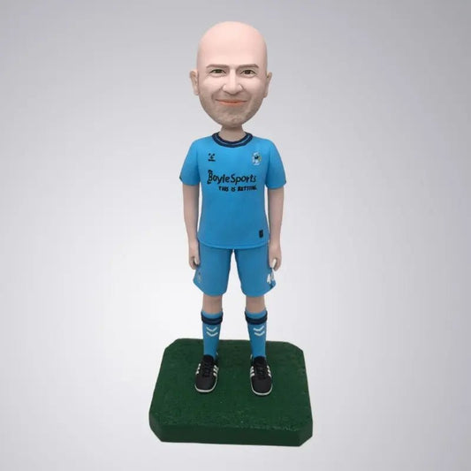 Fully Customized Single 1person Bobblehead Gift For Him - Soccer - Yoolea Bobblehead Gifts