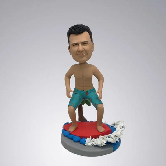Fully Customized Single 1person Bobblehead Gift For Him - Surfing - Yoolea Bobblehead Gifts