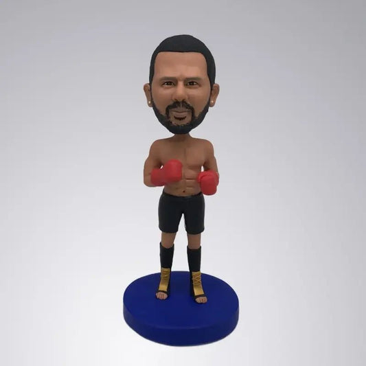 Fully Customized Single 1person Male Bobblehead Gift For Him - Boxing Man - Yoolea Bobblehead Gifts
