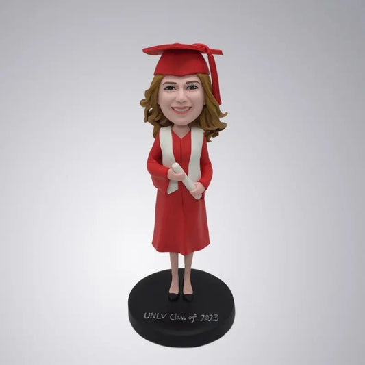 Handcrafted Bobbleheads for Graduated Sister - Yoolea Bobblehead Gifts