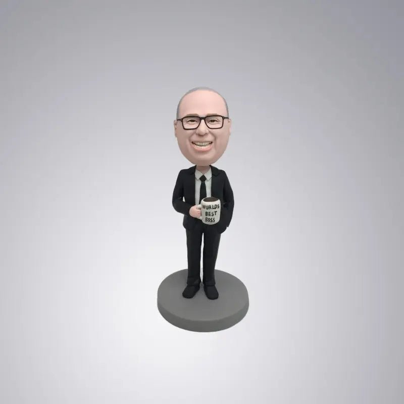 Make Your Own Bobble head Figure collectible figurine Doll For Best Ever Boss - Yoolea Bobblehead Gifts