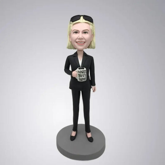 Make Your Own Bobble head Figure collectible figurine Doll For Best Ever Boss - Yoolea Bobblehead Gifts