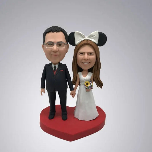 Unique Collectible Bobbleheads for Bride and Groom - Yoolea Bobblehead Gifts